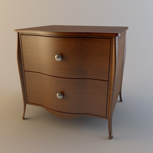 3ds max bed table piermaria chanel - Bed_side_table-PIERMARIA-Chanel by mifody