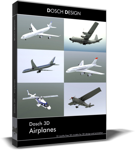 airplanes - 3d model - DOSCH 3D - Airplanes by Dosch Design