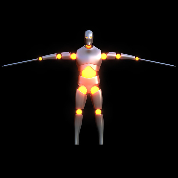 3d max blade robot - Blade Robot by gin3d