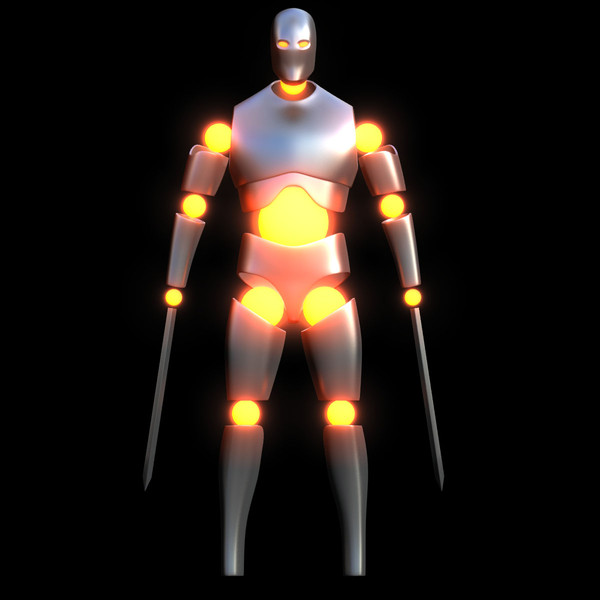 3d max blade robot - Blade Robot by gin3d