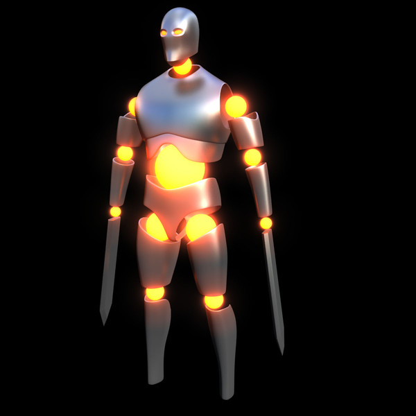 3d max blade robot - Blade Robot by gin3d