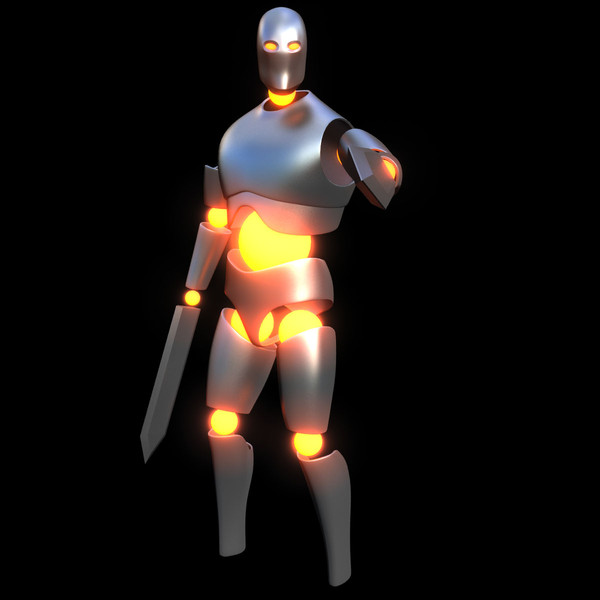 3d max blade robot - Blade Robot by gin3d
