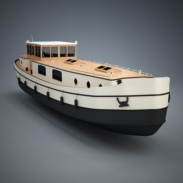 Dutch Barge Home 3D Models