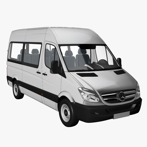 maya sprinter bus roof - MB Sprinter Bus High Roof by DreiDe