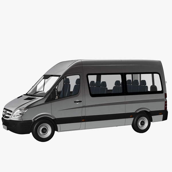 maya sprinter bus roof - MB Sprinter Bus High Roof by DreiDe