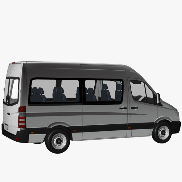 maya sprinter bus roof - MB Sprinter Bus High Roof by DreiDe
