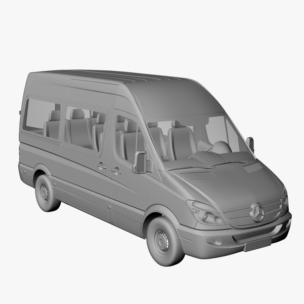 maya sprinter bus roof - MB Sprinter Bus High Roof by DreiDe