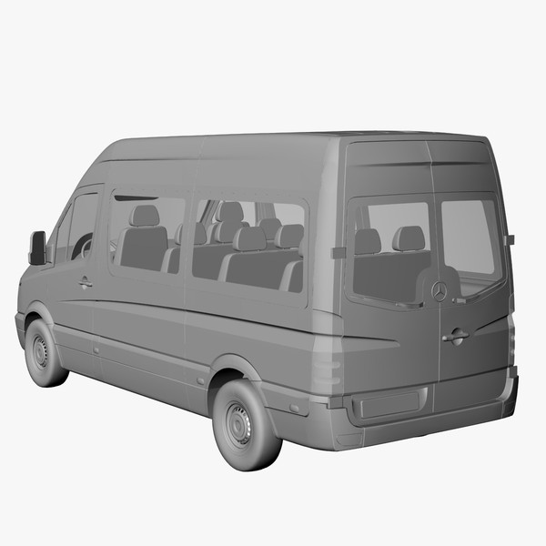 maya sprinter bus roof - MB Sprinter Bus High Roof by DreiDe