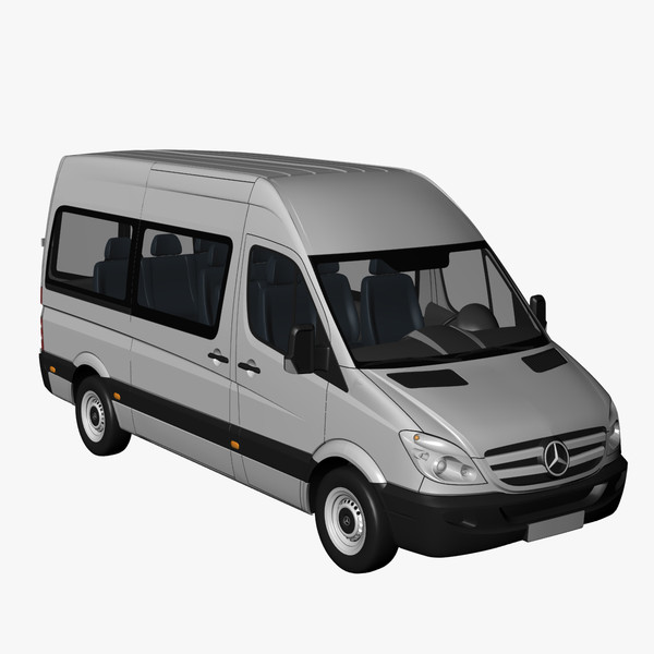 maya sprinter bus roof - MB Sprinter Bus High Roof by DreiDe