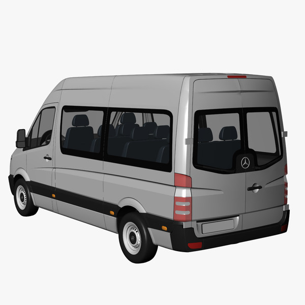 maya sprinter bus roof - MB Sprinter Bus High Roof by DreiDe