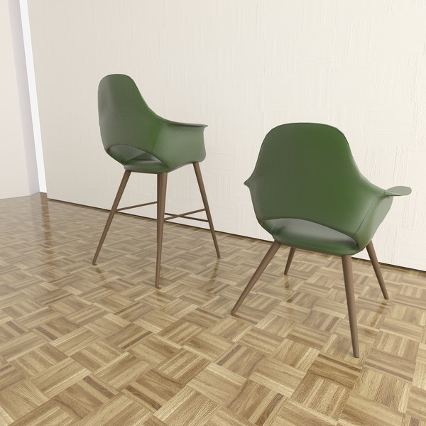 3d model organic chair - Organic chair combo by TheToastMaster