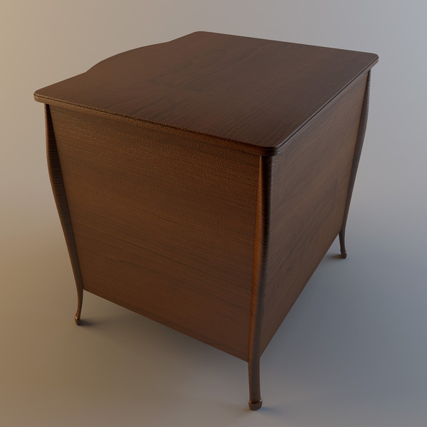 3ds max bed table piermaria chanel - Bed_side_table-PIERMARIA-Chanel by mifody