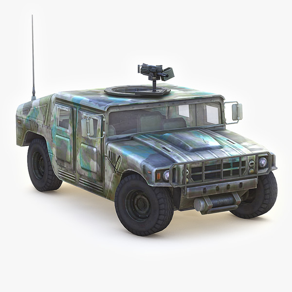 3dsmax hummer humvee jeep - Humvee by NesAn Studio