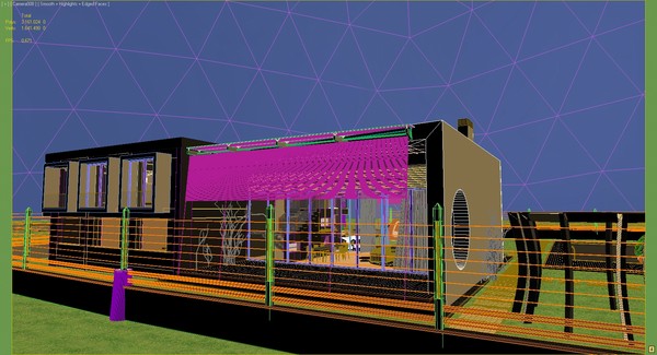 3d 3ds scene modern building house - Modern Home (2) by solarseas