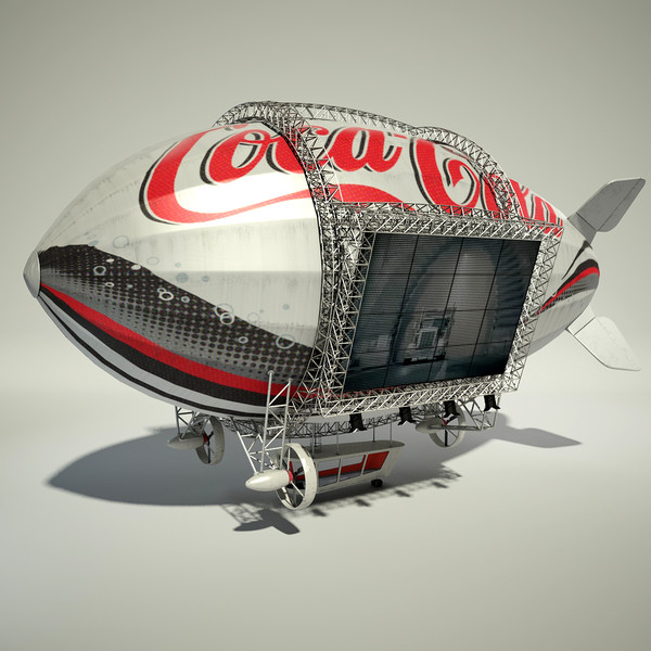 Advertising Zeppelin 3D Models