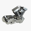 V-Twin Chopper Engine