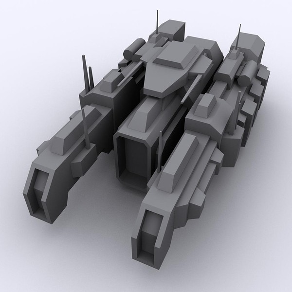 3d model of 5 battleship destroyers ship - 5_battleship_destroyers.rar by Angryfly