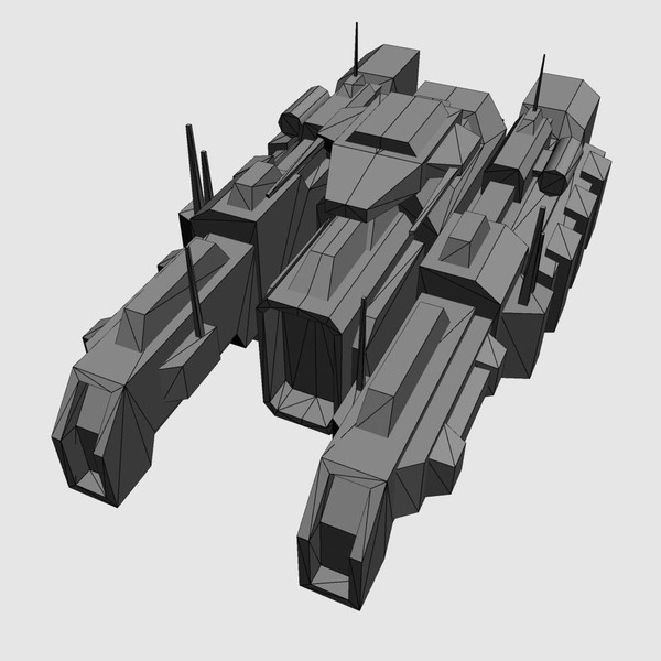 3d model of 5 battleship destroyers ship - 5_battleship_destroyers.rar by Angryfly