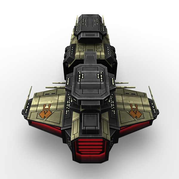 3d model of 5 battleship destroyers ship - 5_battleship_destroyers.rar by Angryfly