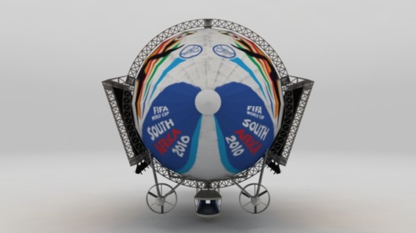 3d advertising blimp model - Advertising Zeppelin by Render Steel