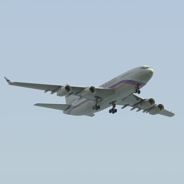 IL96 300 Rossiya LW 3D Models