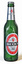 Cold bottle of becks beer