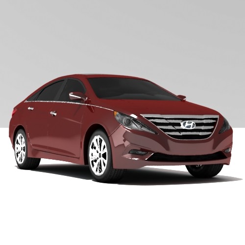 2012 hyundai sonata 3d max - Hyundai Sonata 2012 by do3d
