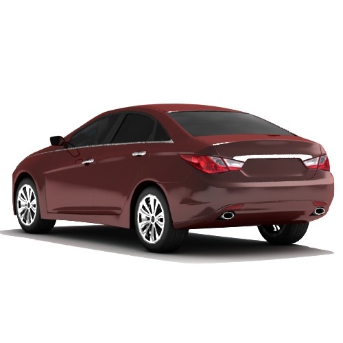 2012 hyundai sonata 3d max - Hyundai Sonata 2012 by do3d