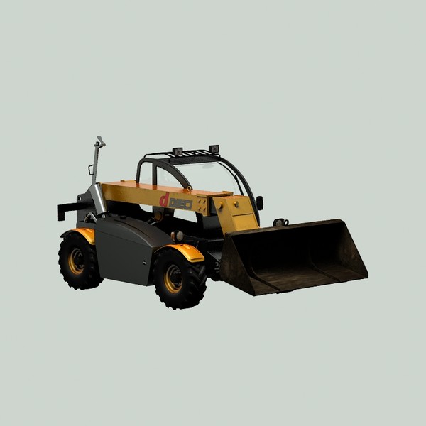 3d 3ds dieci dedalus telehandler - Dieci Dedalus Telehandler by Sandu_Bublic