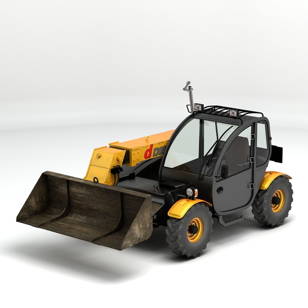3d 3ds dieci dedalus telehandler - Dieci Dedalus Telehandler by Sandu_Bublic