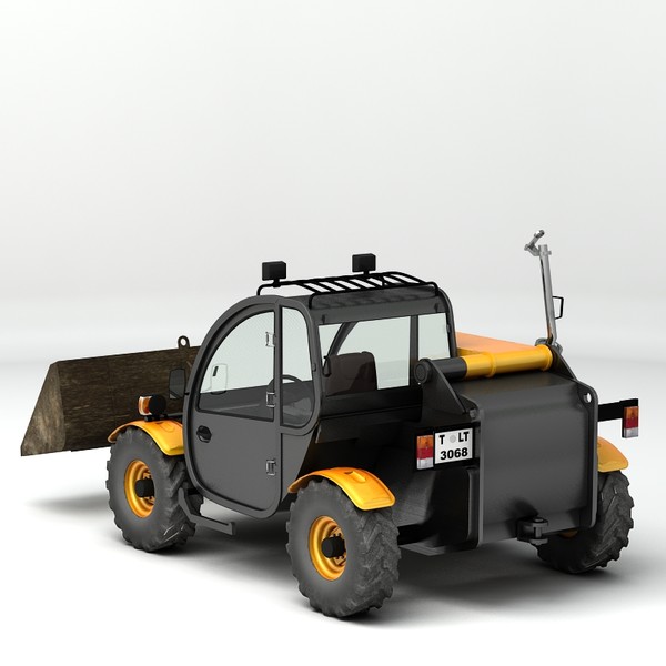 3d 3ds dieci dedalus telehandler - Dieci Dedalus Telehandler by Sandu_Bublic