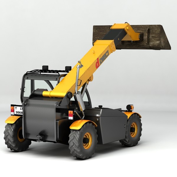 3d 3ds dieci dedalus telehandler - Dieci Dedalus Telehandler by Sandu_Bublic