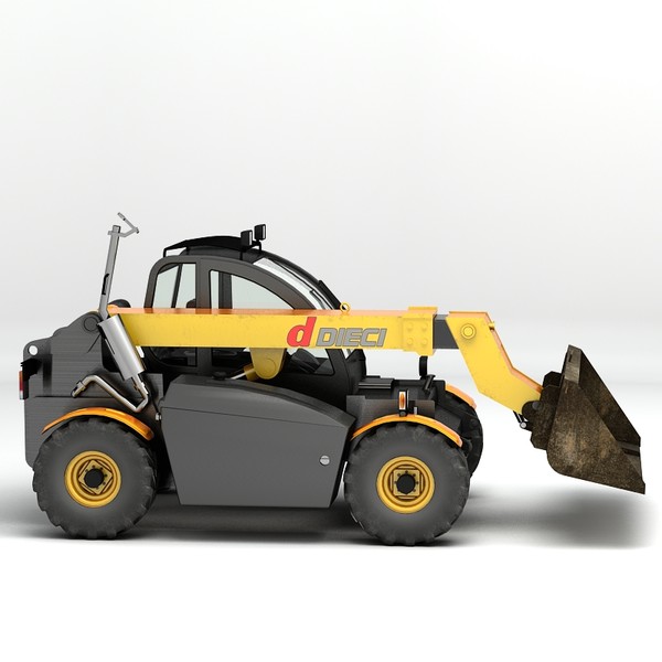 3d 3ds dieci dedalus telehandler - Dieci Dedalus Telehandler by Sandu_Bublic
