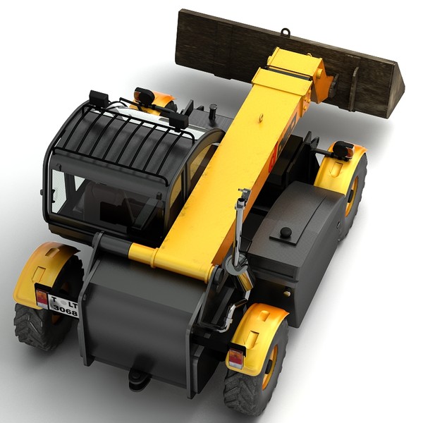 3d 3ds dieci dedalus telehandler - Dieci Dedalus Telehandler by Sandu_Bublic