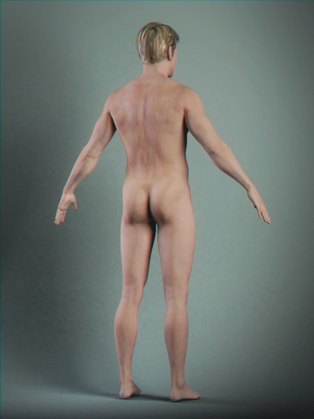 realistic male character rigged 3d max - Anatomy Male Nude Model Brian Rigged by NONECG