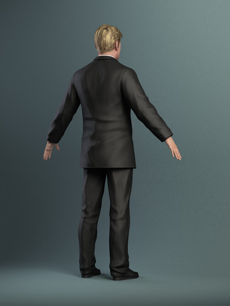 Anatomy Male Model Brian Rigged