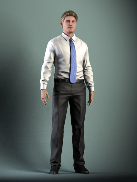 Anatomy Male Model Brian Rigged