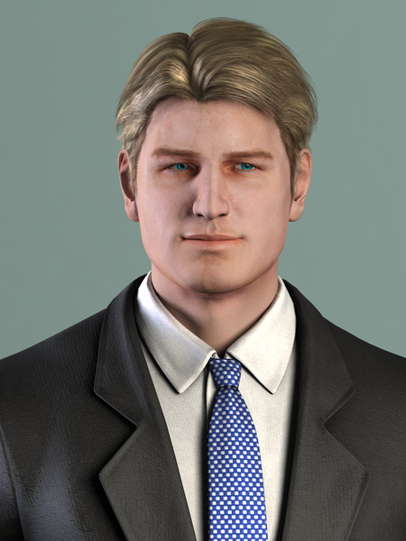Anatomy Male Model Brian Rigged