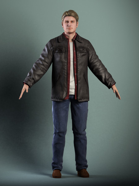Anatomy Male Model Brian Rigged