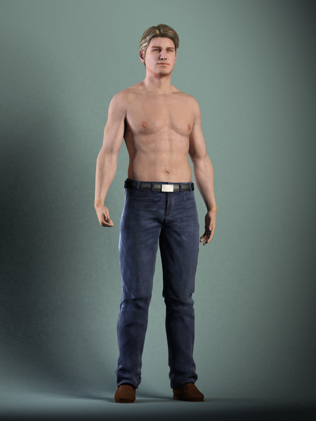 Anatomy Male Model Brian Rigged