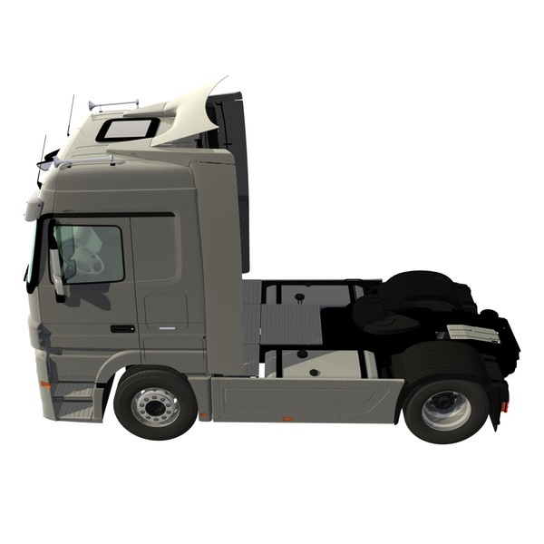 maya new mercedes actros spacecab - New Mercedes Actros SpaceCab Truck by ArqArt3D