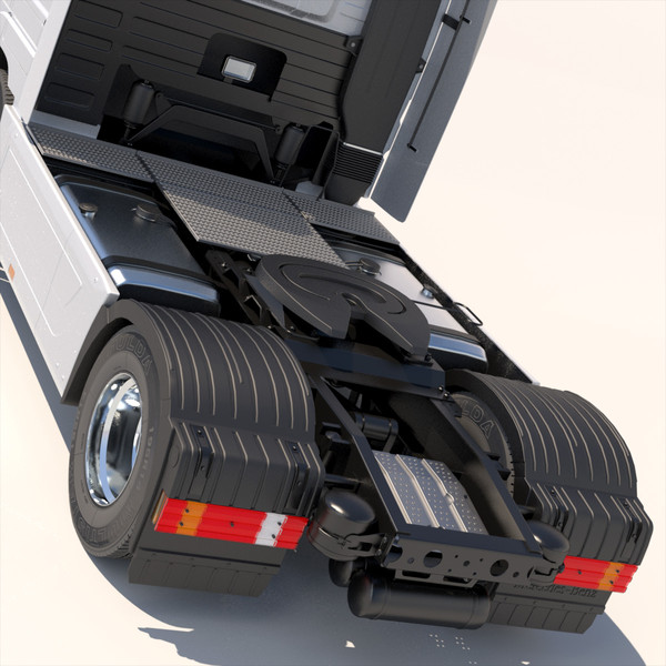maya new mercedes actros spacecab - New Mercedes Actros SpaceCab Truck by ArqArt3D