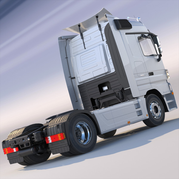 maya new mercedes actros spacecab - New Mercedes Actros SpaceCab Truck by ArqArt3D