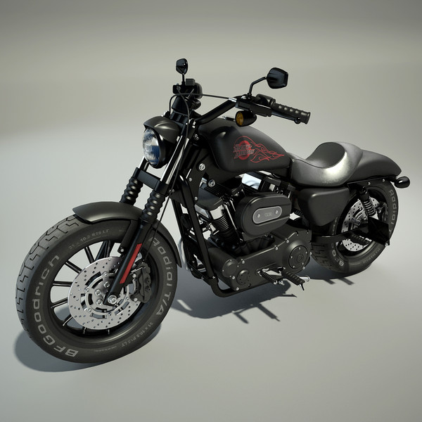 Harley Davidson Iron 883 3D Models