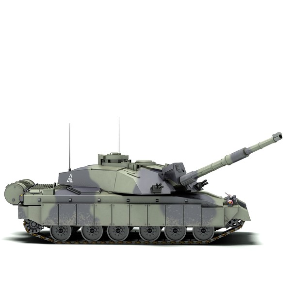 3d british challenger 2 mbt model - Challenger 2 MBT by Sandu_Bublic
