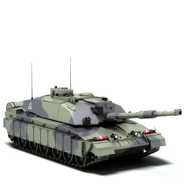 3d british challenger 2 mbt model - Challenger 2 MBT by Sandu_Bublic