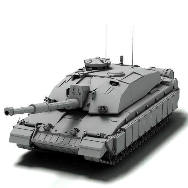3d british challenger 2 mbt model - Challenger 2 MBT by Sandu_Bublic