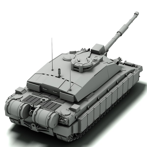 3d british challenger 2 mbt model - Challenger 2 MBT by Sandu_Bublic
