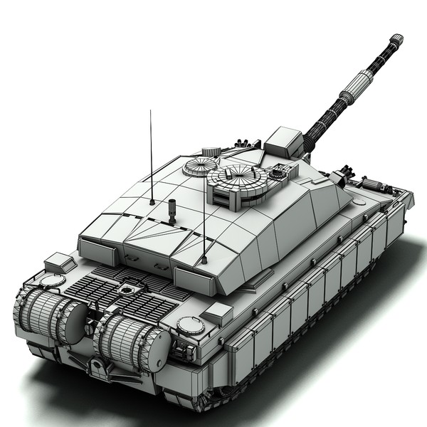 3d british challenger 2 mbt model - Challenger 2 MBT by Sandu_Bublic