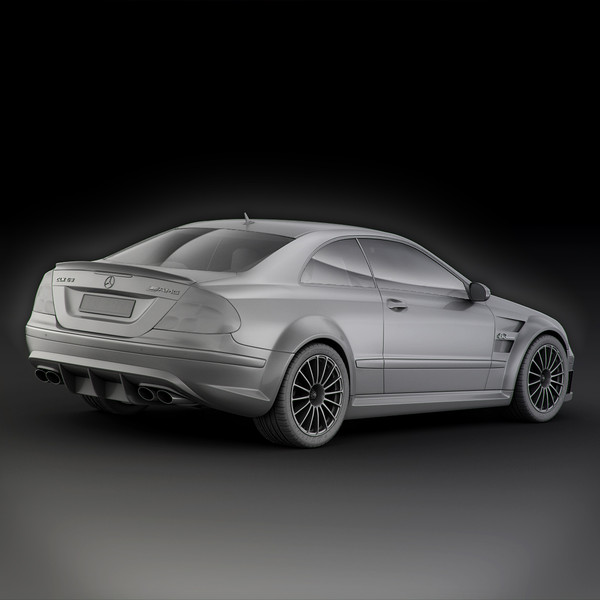mercedes benz clk63 amg 3d max - Mercedes Benz CLK63 AMG w209 by RTEwork